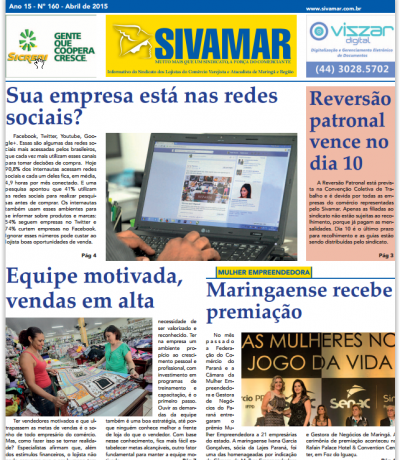 Jornal Sivamar - Abril 2015
